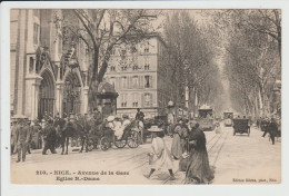 NICE - ALPES MARITIMES - AVENUE DE LA GARE - EGLISE NOTRE DAME - Sonstige & Ohne Zuordnung