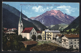 AK Mayrhofen /Zillertal, Teilansicht Mit Grünberg  - Sonstige & Ohne Zuordnung