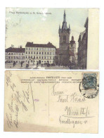 Österreich, 1906, Bunte AK Von Prag, Frankiert Mit MiNr.108 (11814E) - República Checa