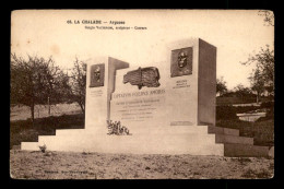 55 - LA CHALADE - MONUMENT GARIBALDI - SERGIO VATTERONI SCULPTEUR CARRARE - Sonstige & Ohne Zuordnung