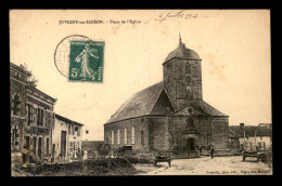 55 - JUVIGNY-SUR-LOISON - PLACE DE L'EGLISE - EDITEUR CONCELIN - Other & Unclassified