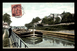 55 - BAR-LE-DUC - VUE DU  CANAL - PONT DE BEHONNE - PENICHE - AQUA-PHOTO - Bar Le Duc