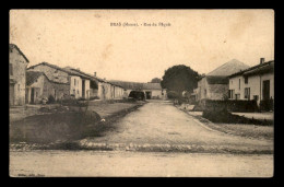 55 - BRAS-SUR-MEUSE - RUE DU PAQUIS - EDITEUR MILLET - VOIR ETAT - Sonstige & Ohne Zuordnung