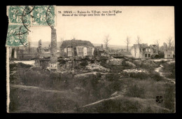 55 - BRAS-SUR-MEUSE - GUERRE 14/18 - RUINES DU VILLAGE - VOIR ETAT - Autres & Non Classés