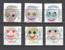 Nederland 2020 Nvph Nr 3847 A  Tm F, Mi Nr Blok 186, Voor Elk Moment, Gefeliciteerd, Denk Aan Je, Goed Gedaan, Sorry, Ed - Used Stamps