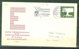 RFA   FDC  Michel  294 TB   Europa  Timbre Avec Filigrane W5 - Used Stamps