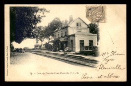 71 - PONT-DE-VAUX-FLEURVILLE - LES QUAIS DE LA GARE DE CHEMIN DE FER - Other & Unclassified