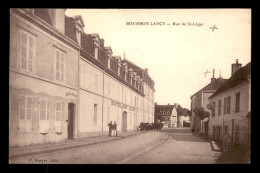 71 - BOURBON-LANCY - RUE DE ST-LEGER - HOTEL ST-LEGER - Other & Unclassified