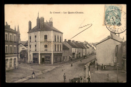 71 - LE CREUSOT - LES QUATRE CHEMINS - DROGUERIE SAUVAGEOT - Le Creusot