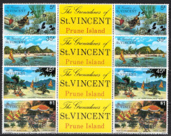 Grenadines Of St Vincent MNH Set In Gutter Pairs - Sonstige & Ohne Zuordnung