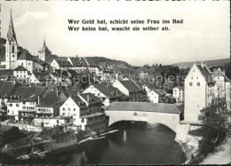 11622148 Baden AG Spruch Bruecke Baden - Sonstige & Ohne Zuordnung