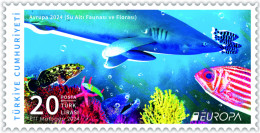 TURKEY 2024 Europa CEPT. Underwater Fauna & Flora - Fine Stamp MNH - Unused Stamps