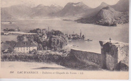 74 - TALLOIRES - ET LA CHAPELLE DE TORON - VUE SUR LE LAC D'ANNECY - Talloires