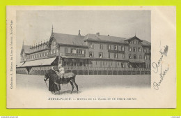 62 BERCK PLAGE Hôtels De La Plage Et De Berck Réunis Café Restaurant Fillette Sur Un âne VOIR DOS Non Séparé En 1903 - Berck