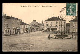 88 - MONTHUREUX-SUR-SAONE - PLACE DE LA REPUBLIQUE - Monthureux Sur Saone