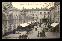 88 - EPINAL - LE MARCHE COUVERT ET LA RUE D'ARCHES - Epinal