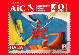 ITALIA - Usato - 2019 - 40 Anni Dell’AIC – Associazione Italiana Celiachia – Figure - B - 2011-20: Usados