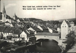 11621966 Baden AG Spruch Bruecke Baden - Andere & Zonder Classificatie