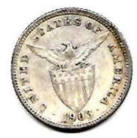 PHILIPPINES  US. Administration  20  Centavos  Eagle  KM166  Année 1903 (p)  Ag. 0.900 - Filipinas