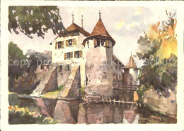 11621952 Hallwil Schloss Kuenstlerkarte Hallwil - Andere & Zonder Classificatie