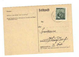 Österreich, 1946, "Feldpost"-Postkarte, Frankiert Mit MiNr.741 (Landschaft) (11891E) - Cartoline