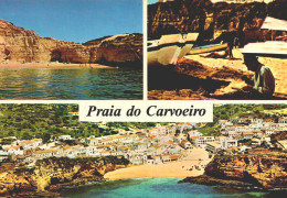 PRAIA DO CARVOEIRO, Lagoa, Algarve - Vários Aspetos  ( 2 Scans ) - Faro