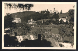 AK Neuhaus Im Wienerwald, Ortsansicht Mit Kirche  - Autres & Non Classés