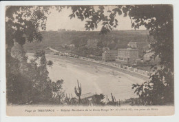 PERROS GUIREC - COTES D'ARMOR - PLAGE DE TRESTRAOU - HOPITAL AUXILIAIRE DE LA CROIX ROUGE N° 10 - VUE PRISE DU KERIC - Perros-Guirec