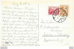 55 - 44 - Carte Envoyée De Linz 1933 - Cartas & Documentos