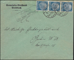 Landpost Goldbach über Sorau (Niederlausitz) Land 11.5.34 Auf Brief  - Storia Postale