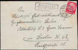 Landpost Dargardt über Karstadt Land 12.3.34 Auf Brief - Cartas & Documentos