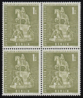 153w Stadtbilder 1 DM Viererblock ** Postfrisch - Unused Stamps