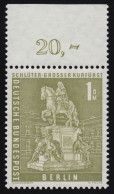 153w Stadtbilder 1 DM Oberrand ** Postfrisch - Unused Stamps