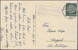 Landpost Steinenbach über Aulendorf (Württ.) 1941 Auf AK Blumen - Otros & Sin Clasificación