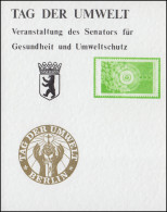 Tag Der Umwelt 1973: Veranstaltung Des Senators Für Gesundheit Und Umweltschutz - Privatpost