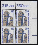 835 SWK 350 Pf Eck-Vbl. Or ** Postfrisch - Unused Stamps