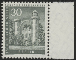 148w Stadtbilder 30 Pf Seitenrand Re. ** Postfrisch - Unused Stamps