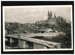 AK Meißen An Der Elbe, Albrechtsburg Und Dom, Feldpost, Meißen 29.4.1940 - Andere & Zonder Classificatie