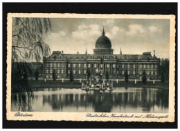 AK Potsdam Stadtschloss, Karpfenteich, Neptungrotte, Feldpost, Potsdam 5.5.1941 - Other & Unclassified