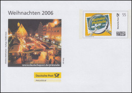 EBI 1/01 Eigenausgaben Weihnachten 2006: Christkindlmarkt Weiden, ** - Briefomslagen - Ongebruikt