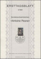 ETB 05/1983 Antoine Pesne, Maler - 1st Day – FDC (sheets)