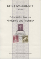 ETB 06/1982 IuT, Fernsehkamera, Brauanlage, Magnetbahn - 1. Tag - FDC (Ersttagblätter)