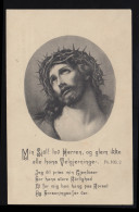 AK Jesuskopf Am Kreuz Mit Dornenkranz, Psalm 103,2. GROSS-NUSTRUP  - Andere & Zonder Classificatie