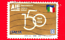 ITALIA - Usato - 2019 - 150 Anni Dell’AIE - Associazione Italiana Editori – Logo - B - 2011-20: Used