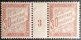 France. Y&T Mil. (3) Taxe N°33 Rouge Pale. Neuf* MH. - Millesimes