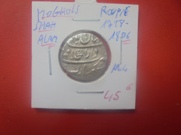 MOGHOLS SHAH ALAM (1728-1806) ROUPIE ARGENT (11,4 Gr) (A.2) - Indische Münzen