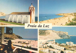 PRAIA DA LUZ, Lagos, Algarve - Vários Aspetos  ( 2 Scans ) - Faro