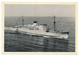 CPSM 10.5 X 15 Paquebot "FOCH" Cie De Navigation Fraissinet Et Cyprien Fabre Ligne De La Côte Occidentale D'Afrique - Paquebots