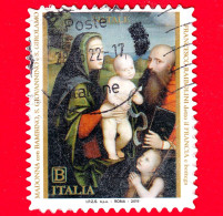 ITALIA - Usato - 2019 - Santo Natale - Madonna Con Bambino, San Giovannino E San Girolamo - B - 2011-20: Oblitérés