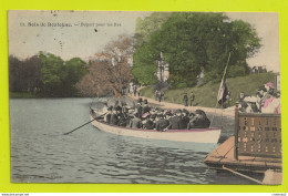 75 PARIS N°18 LE BOIS DE BOULOGNE Départ En Bateau Pour Les Iles En 1907 VOIR DOS - Otros & Sin Clasificación